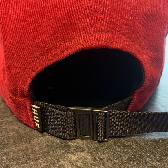 HUF Red Corduroy Hat - Picture 2 of 2